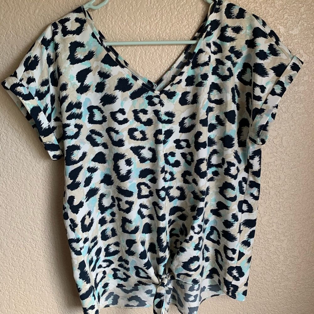 Cheetah print top